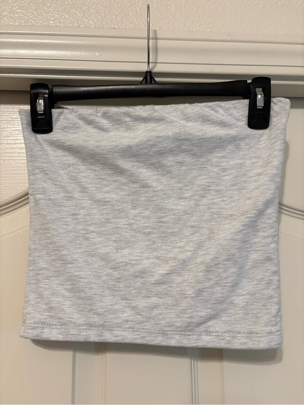 Everyday Light Gray Tube Top — Women's Stretchy Strapless Top